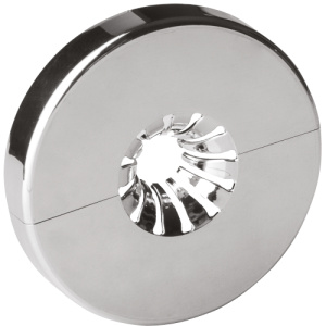 Розетка для вентиля, пласт. серебр.глянцев.для труб Ø10÷20 мм