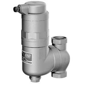 Деаэратор компактный, с поворотным соеденинем, 3/4", ВР-ВР, хромированный FAR