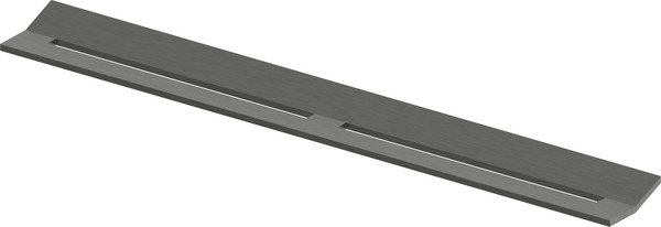 TECE 675010 TECEdrainprofile Съемная декоративная панель, нержавеющая сталь, "Brushed Black Chrome / сатин, черный хром"