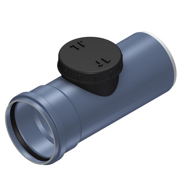 POLOPLAST P2345 POLO-KAL NG Ревизия PKRE DN125, длина 256 мм, с предустановленными уплотнительными кольцами, синий