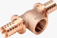 РЕХАУ 14562973001 RAUTITAN RX+ Тройник с внутр. резьбой на боков. проходе 32-Rp 3/4-32, бронза