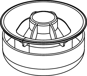 TECE 3695002 TECEdrainpoint S Стакан гидрозатвора с мембраной для трапа DN 50, низкого