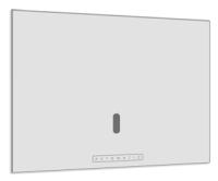 KK-POL 350/PPN/001-00-00 Vitrum Grande Automatic Стеклянная бесконтактная панель смыва для инсталляции, цвет белый глянец