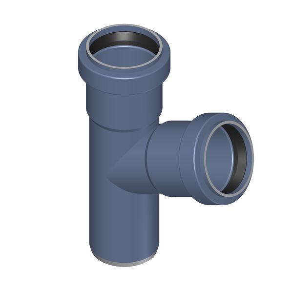 POLOPLAST P2207 POLO-KAL NG Тройник PKEA DN/OD 40/40, 67,5°, синий