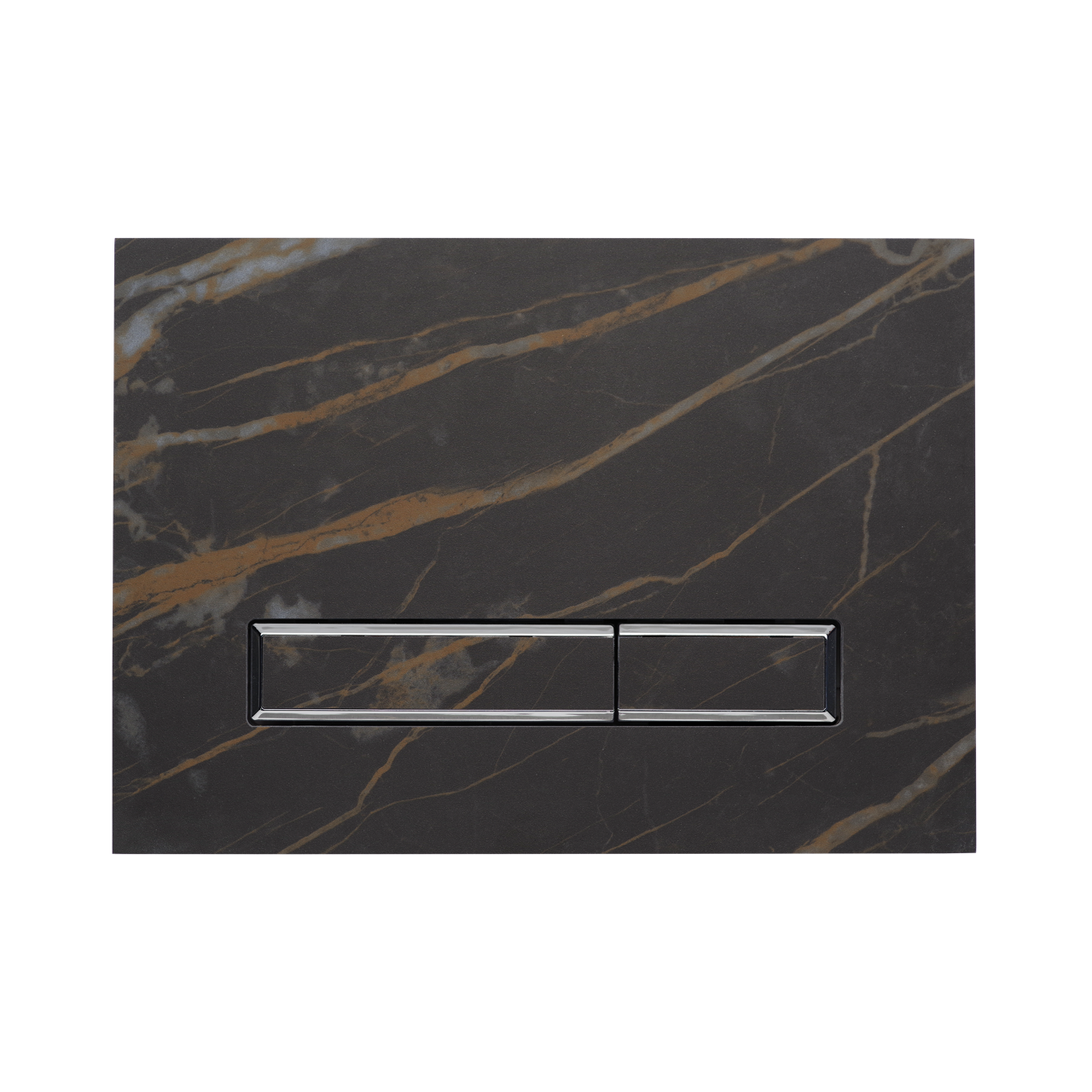 KK-POL 350/PPK/411-00-03 VITRUM GRANDE V1 Кварцевая панель смыва для инсталляции, цвет Noir Desire