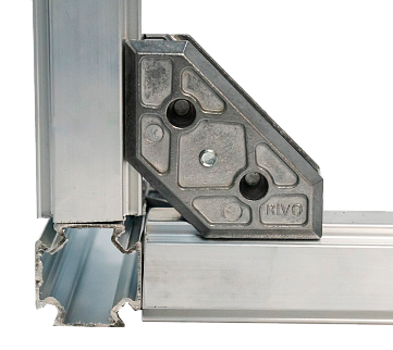 RIVO 100002 FIX Соединение угловое для монтажа под углом 90 и 45 градусов