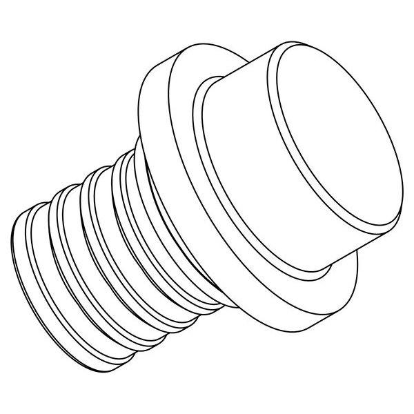РЕХАУ 12316911001 RAUTHERM S Заглушка для пластмасс. трубы 20x2,0, латунь