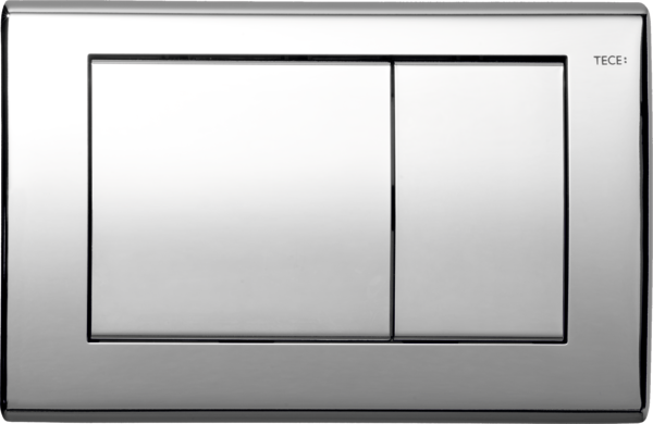 TECE 9240321 TECEplanus Панель смыва унитаза для двойной системы смыва, материал металл, цвет хром глянцевый