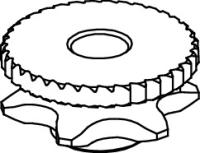 TECE 720158 TECEflex Зубчатое колесо (Запасные части для арт. 720050)