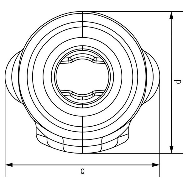 РЕХАУ 12069271001 RAUTITAN Тепло-шумоизоляционный кожух для настенных угольников Rp 1/2 , вспененный полиэтилен