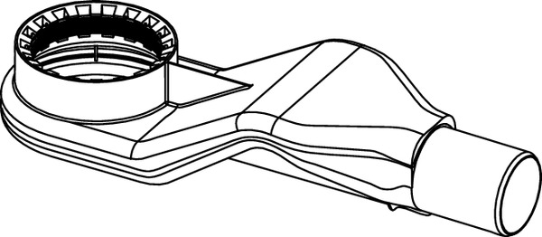 TECE 650004 TECEdrainline Сифон «низкий» DN 40 боковой слив