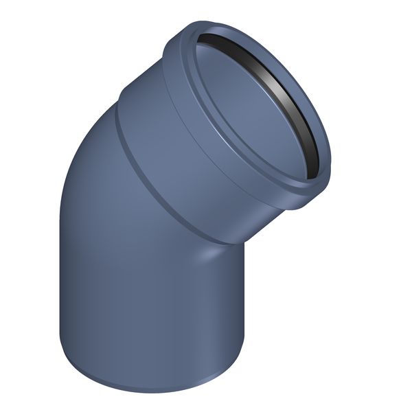 POLOPLAST P2152 POLO-KAL NG Отвод PKB DN125, 45°, синий