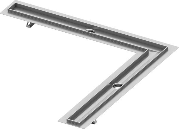 TECE 610900 TECEdrainline Угловой канал с гидроизоляционной лентой Seal System, 900 х 900