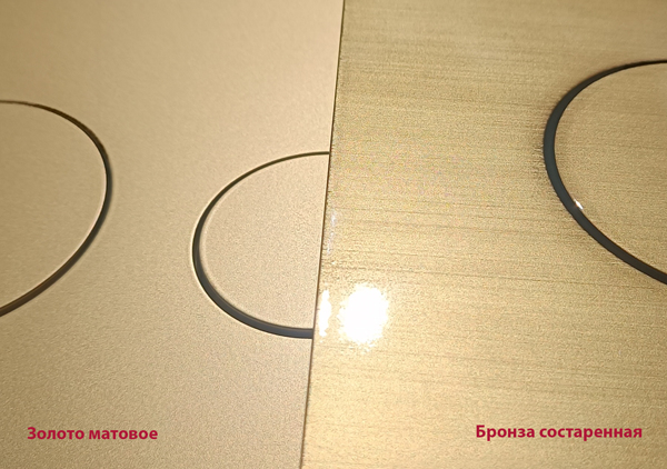 TCprofi TC42BR CRAFT Панель смыва с двумя клавишами для инсталляции TECE, серия Now, цвет бронза состаренная