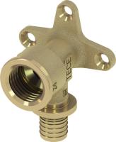 TECE 768520 TECEflex Уголок с настенным креплением TECEflex 20 х 1/2'', латунь
