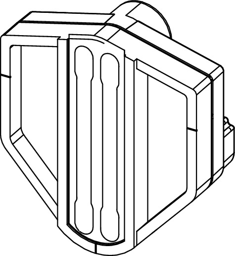 TECE 9820568 TECEprofil Защита застенного пространства для установки унитаза-биде