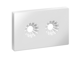 Розетка для узлов нижнего подключения 35 мм, Ø 16-20 мм, белая глянц.