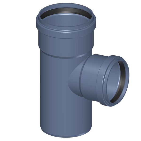 POLOPLAST P2833 POLO-KAL NG Тройник PKEA DN/OD 90/75, 87,5°, синий