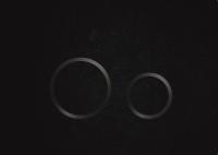 KK-POL 350/AFS/055-00-00 AQUAFIORI SFERA Металлическая панель смыва для инсталляции, цвет черный матовый