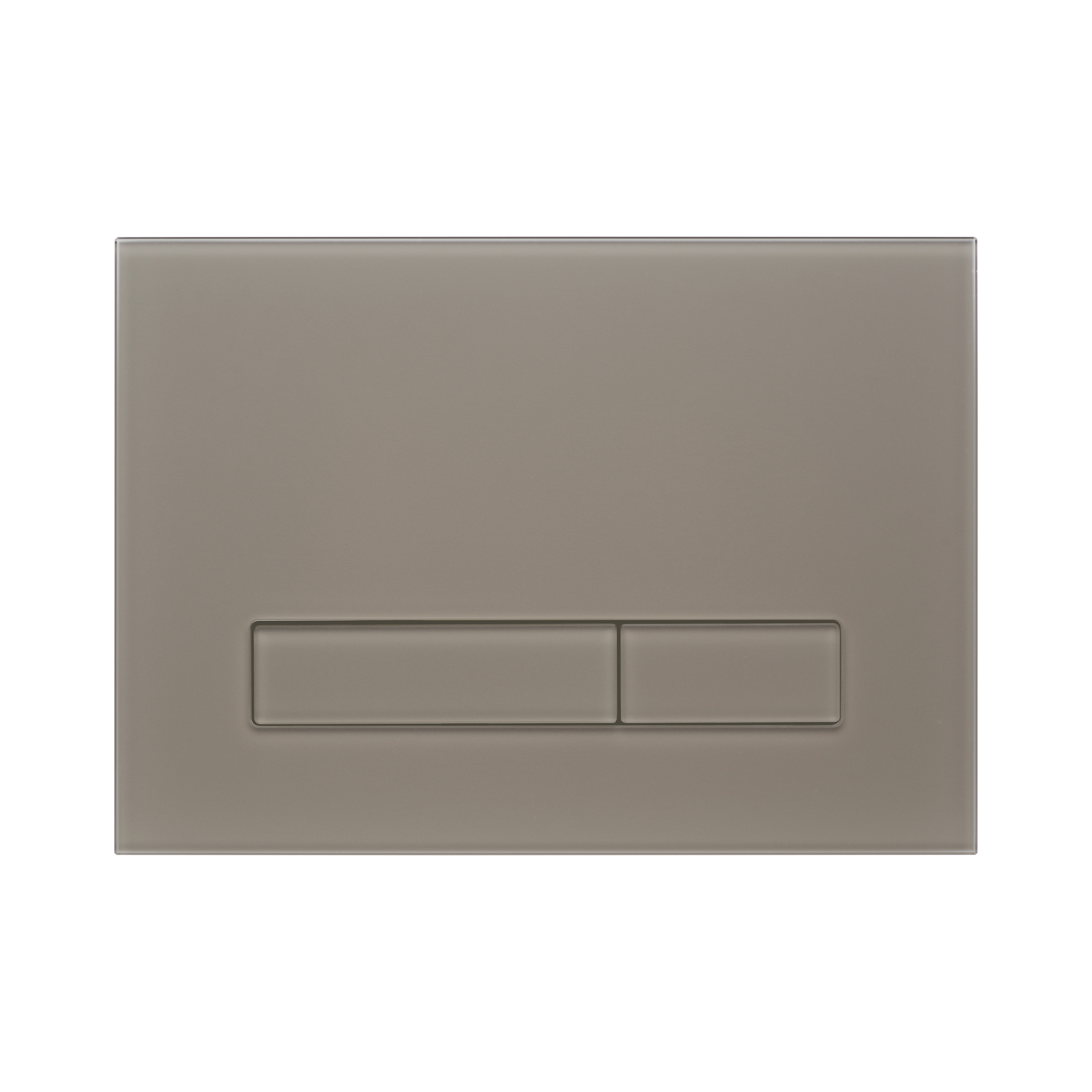 KK-POL 350/PPX/004-00-00 M16 Стеклянная панель смыва для инсталляции, цвет кофе матовый