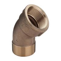 VIEGA 650711 Фитинг резьбовой отвод  45°, 2 x 2 наружная/наружная, бронза