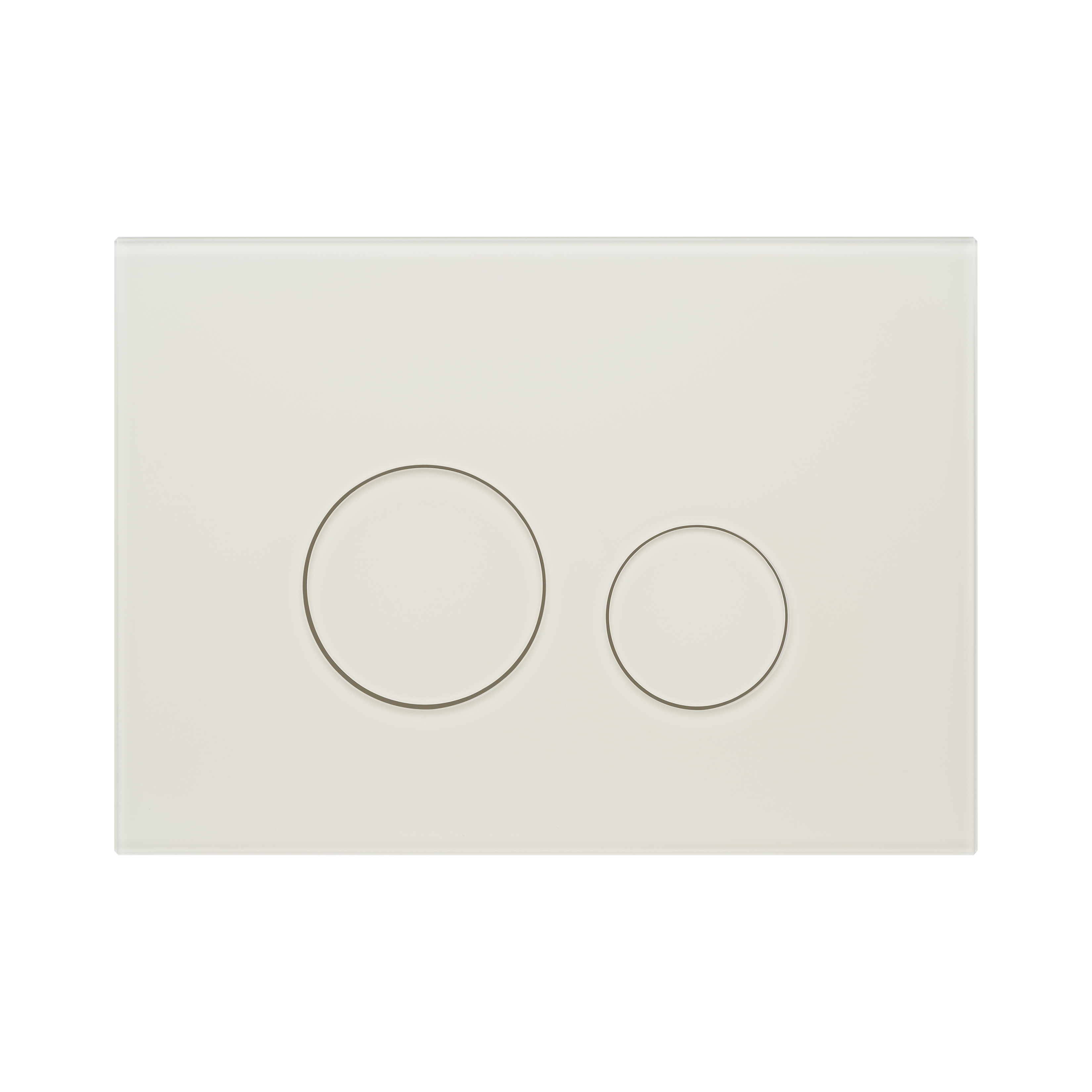 KK-POL 350/PPX/001-00-00 M11 Стеклянная панель смыва для инсталляции, цвет бежевый матовый