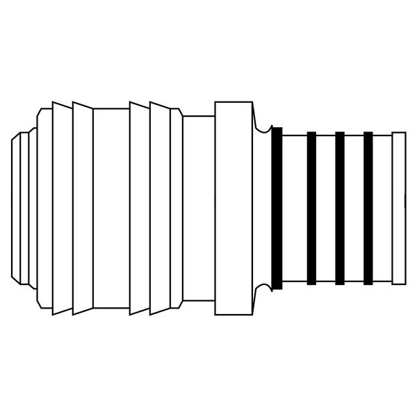 РЕХАУ 12496571001 RAUTHERM S Быстрый разъем с запорным устройством для сжатого воздуха 20x2,0,
