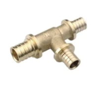 HEIMSHAFT 89232360 ProfiThermROHR Тройник 90* редукционный 32x25x32, с гильзами, латунь