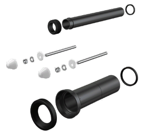 ALCAPLAST M9000 Комплект патрубков  длиной 340 мм для подвесного унитаза