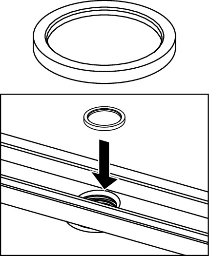 TECE 668012 TECEdrainline Уплотняющее кольцо для стакана