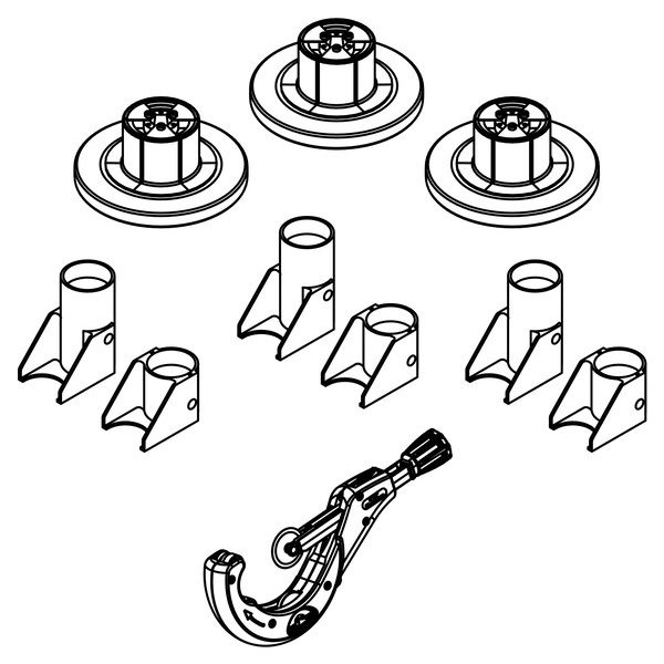 РЕХАУ 11378251001 RAUTOOL Сменный комплект насадок G2,E/G1,H/G1,H/G1 (F), для труб 50-110,