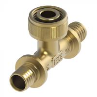 TECE 708633 TECEflex Быстросъемное соединение 16 х 1/2" х 16 TECEflex, тройник, кремнистая бронза