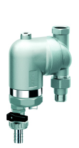 FAR FA 39M5 12100  Фильтр с поворотным соединением, 1/2", ВР-НР, 100 мкм, с магнитной вставкой, под манометр, Tmax: 95 °С, 25 бар