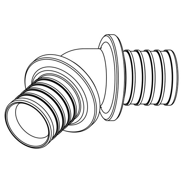 РЕХАУ 14563091001 RAUTITAN RX+ Угольник 45°, 50, бронза