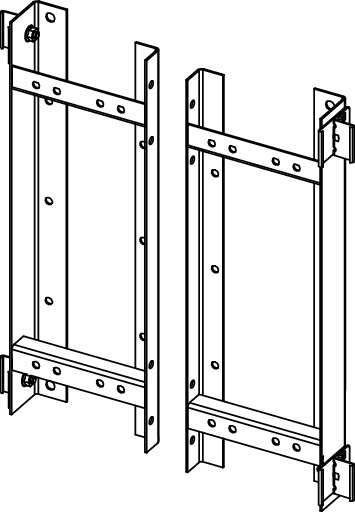 TECE 9820437 TECEprofil Боковая рамка модуля для инвалидов для крепления монтажных панелей
