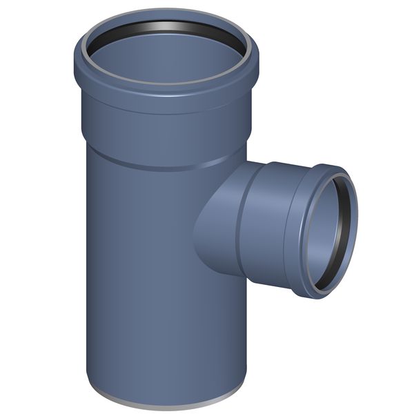 POLOPLAST P2845 POLO-KAL NG Тройник PKEA DN/OD 125/90, 87,5°, синий