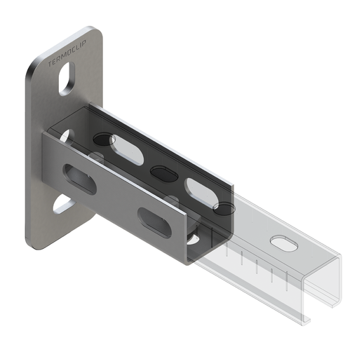 TERMOCLIP 09119001 Фланец седельный универсальный 28 4F6 50x95x114,  4,0 / 2,0 мм