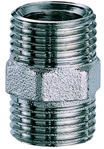 Ниппель 1/2"EUх1/2"EU, хромирированный FAR