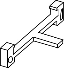 TECE 668024 TECEdrainline Опора основы для плитки, панели steel, нержавеющая сталь (1 шт.) (до августа 2007)