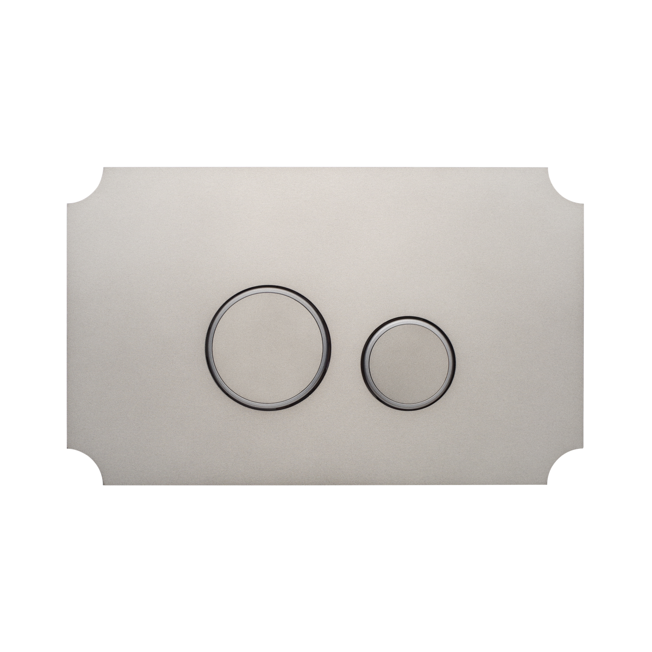 KK-POL 350/AFV/076-00-00 AQUAFIORI VINTAGE Металлическая панель смыва для инсталляции, цвет титан