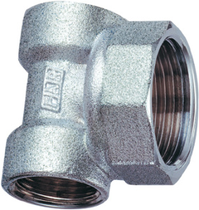 FAR FK 4060 3412  Тройник концхром. для коллекторов, 3/4"ВР х 1/2"ВР х 1/2"ВР