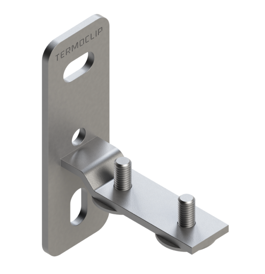 TERMOCLIP 09116001 Фланец торцевой поперечный 28 4F2 M8 40x82,5x120, 4 мм