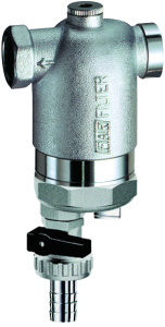 FAR FA 39F7 12100  Фильтр 1/2", ВР-ВР, 100 мкм, с магнитной вставкой, под манометр, Tmax: 95 °С, 25 бар