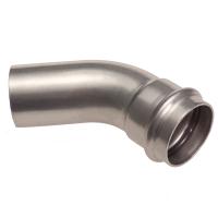 CONEX BANNINGER PS50400150000 >B< Press Inox  Отвод 45° однораструбный  15x15