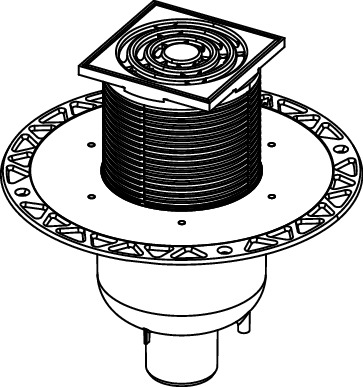 TECE 3601300 TECEdrainpoint S 130 Трап дренажный, с универсальным фланцем Seal System