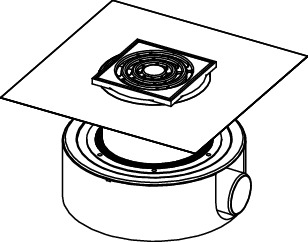 TECE 3601104 TECEdrainpoint S 114 Трап дренажный  горизонтальный, "низкий" - DN 50, со звукоизоляционным монтажным элементом, верхняя часть трапа с пластиковой рамкой решетки и установленной на заводе манжетой Seal System