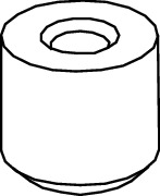 TECE 720166 TECEflex Колпачок фиксатора (Запасные части для арт. 720050)