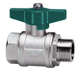 Кран шаровой SolarFAR 1/2", ВР-НР, 10 бар, T=200 ﹾС FAR