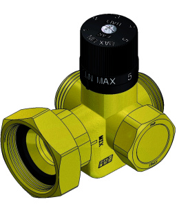 FAR FA 3958 1RU TermoFAR Смеситель термостатический латунный, 1", с накидной гайкой 1 1/2"