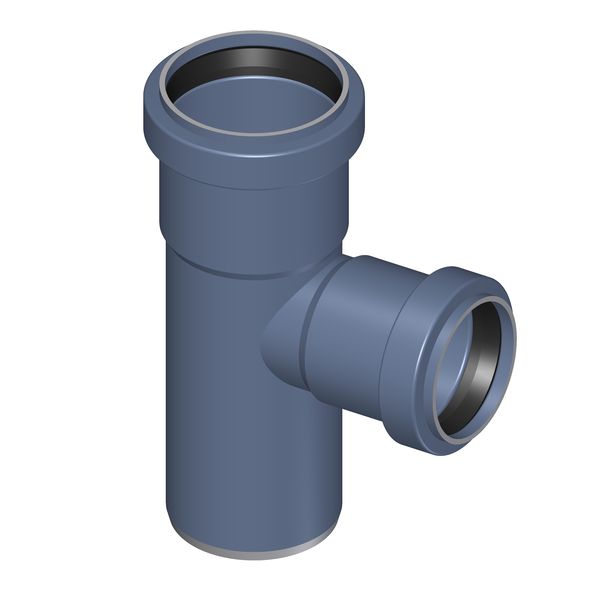 POLOPLAST P2214 POLO-KAL NG Тройник PKEA DN/OD 50/40, 87,5°, синий